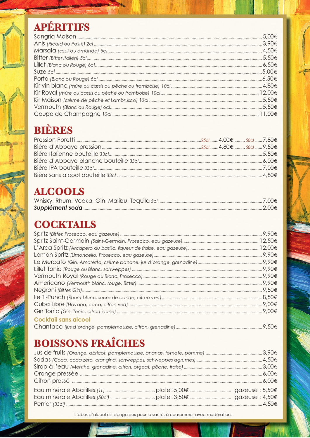 Nos Apéritifs